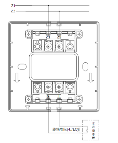 湖北湖北海湾消防GST-LD-8300B输入模块常开无源触点接线图